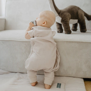 emma & noah Schlafsack mit Füssen 1.0 TOG | Essential Beige