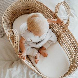 emma & noah Schlafsack mit Umschlag-Füssen 2.5 TOG | Essential Beige