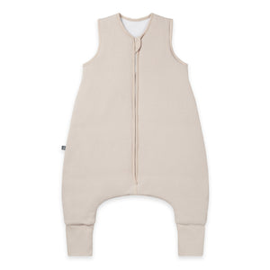 emma & noah Schlafsack mit Umschlag-Füssen 2.5 TOG | Essential Beige