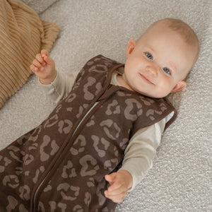 emma & noah Schlafsack 2.5 TOG in Leo Chocolate
