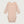 Gray Label Baby-Body mit Kragen Faded Pink Cream, langärmliger Baby-Body aus Bio-Baumwoll-Jersey, Druckknöpfe am Rücken