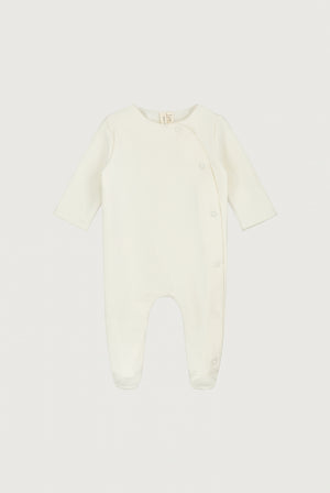 Gray Label Newborn Strampler mit Druckknöpfen GOTS | Cream