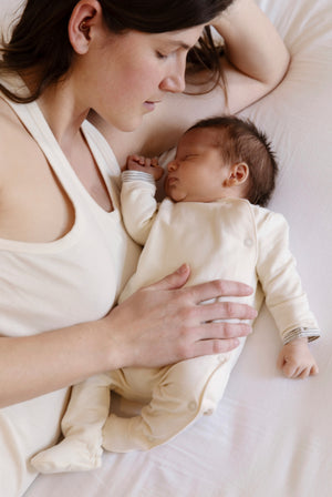 Gray Label Newborn Strampler mit Druckknöpfen GOTS | Cream