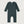 Gray Label Baby Strampler mit Druckknöpfen GOTS | Blue Gray