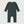 Gray Label Baby Strampler mit Druckknöpfen GOTS | Blue Gray
