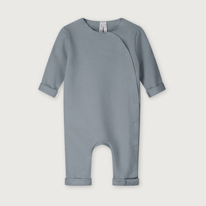 Gray Label Baby Strampler mit Druckknöpfen GOTS | Stone Gray