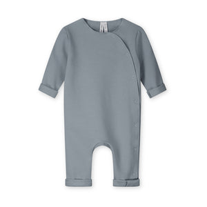 Gray Label Baby Strampler mit Druckknöpfen GOTS | Stone Gray