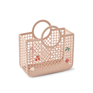 Liewood Korbtasche "Samantha Basket With Charms" | Rose