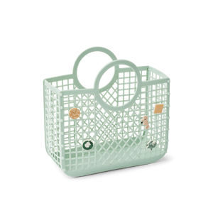 Liewood Korbtasche "Samantha Basket With Charms" | Light Peppermint