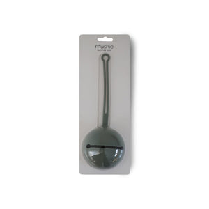 Mushie Silicone Pacifier Holder | Dried Thyme