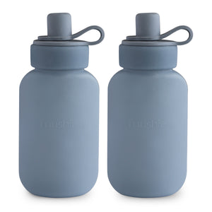 Mushie Silikon Brei Flasche 2er Pack | Tradewinds