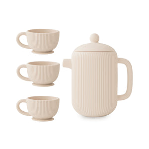 Mushie Silikon-Tee-Set | Shifting Sand