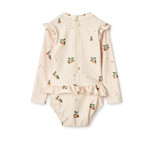 Liewood Baby Badeanzug "Sille" | Peach / Sea Shell