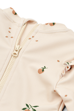 Liewood Baby Badeanzug "Sille" | Peach / Sea Shell