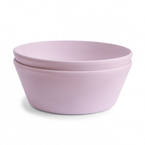 Mushie Round Bowl | Soft Lilac