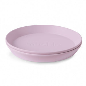 Mushie Kids Plates | Set of 2 Soft Lilac