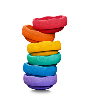 Stapelstein Original Mini "Rainbow Classic" 6er Set
