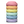 Stapelstein Original Mini Rainbow Pastel Set mit sechs pastellfarbenen Spielelementen zum Stapeln und Balancieren