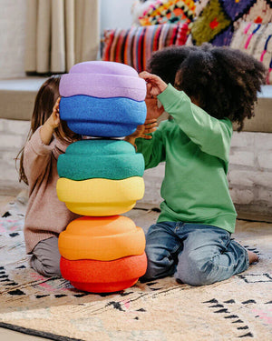Stapelstein Original "Rainbow Classic" 6er Set