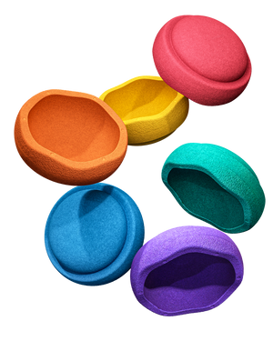 Stapelstein Original "Rainbow Classic" 6er Set
