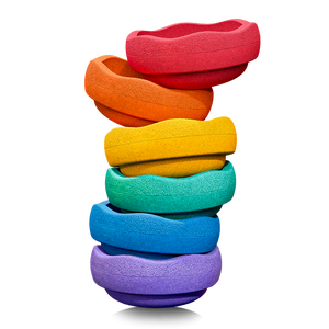 Stapelstein Original "Rainbow Classic" 6er Set