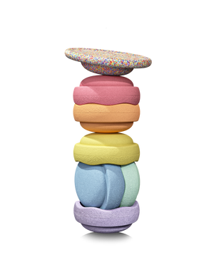 Stapelstein "Rainbow Pastel Bundle" 6+1 Set