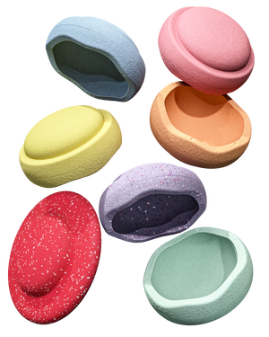 Stapelstein Winter Special "Rainbow Set Pastel"
