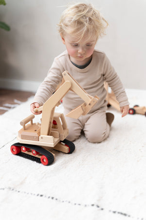 Fagus Bagger aus Holz