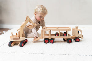 Fagus Bagger aus Holz