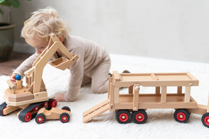 Fagus Bagger aus Holz