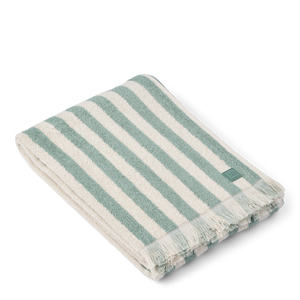 Serviette de plage Liewood "Summer" | Menthe poivrée / Crème de la Crème