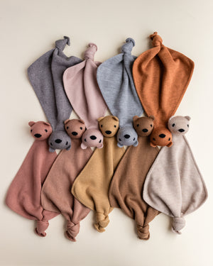 Hvid Kuscheltuch Teddy "Tokki" Apricot