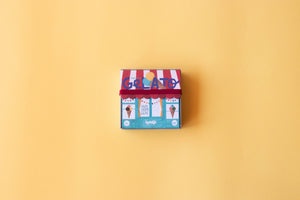 Londji Spiel Tini Game Gelato, nachhaltiges Mini-Kartenspiel mit Eiscreme-Motiv für Kinder