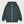 Gray Label Kapuzen-Cardigan Blue Grey, Hoodie aus Bio-Baumwollfleece mit Reißverschluss, Kängurutaschen, Logo-Stick