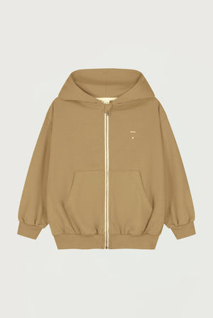 Gilet à capuche zippé Gray Label GOTS | Cookie