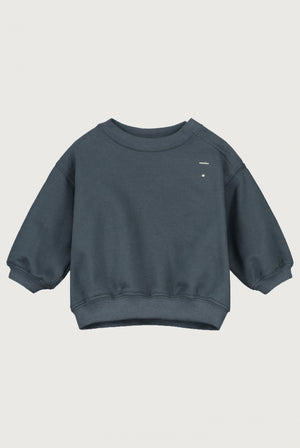 Gray Label Baby Pullover mit fallender Schulter GOTS | Blue Gray