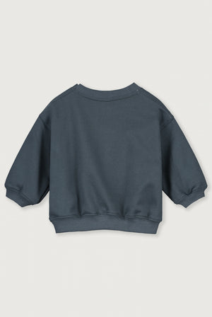 Gray Label Baby Pullover mit fallender Schulter GOTS | Blue Gray