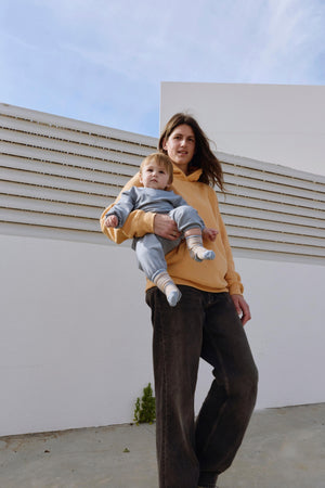 Gray Label Baby Sweater Pullover GOTS | Stone Gray