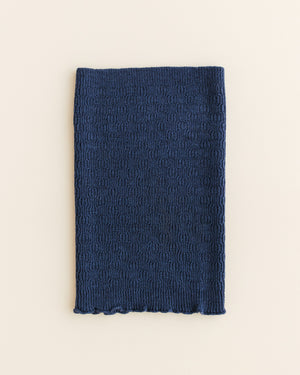 Hvid Schlauchschal "Gigi" Blue