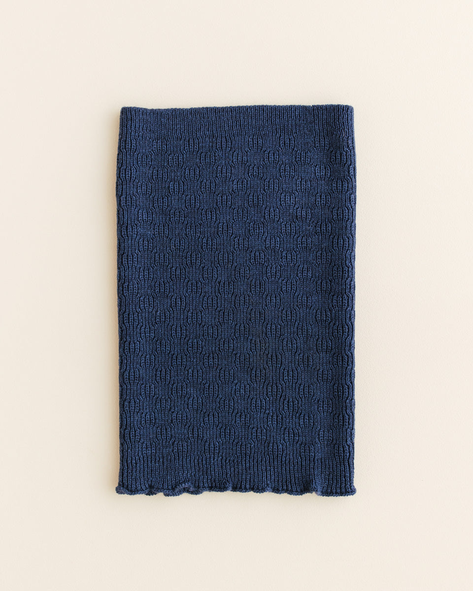 Hvid Schlauchschal "Gigi" Blue