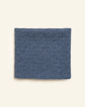 Hvid Schlauchschal Merinowolle "Gigi" | Denim