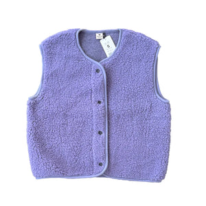 Alwero Erwachsene Bio Wollweste "TYB" | Amethyst