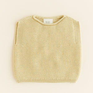 Gilet en maille bébé "Harvey" | Jaune clair