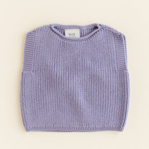 Gilet tricoté bébé "Harvey" | Lilas