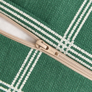 Nobodinoz Sitzsack-Sessel Vibes 68x60x40 | Grün-Weiss Fensterkaro