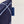 Nobodinoz Sitzsack-Sessel Vibes 68x60x40 | Navyblau Gitter