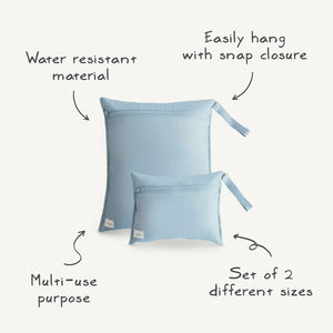 Mushie Wet Bag 2-pack | Bees