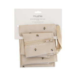 Mushie Wet Bag 2-pack | Bees