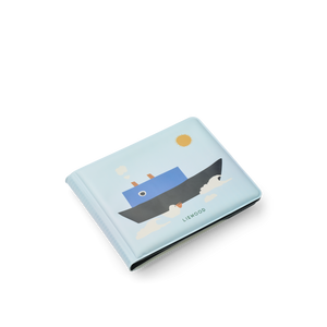 Liewood Waylon Sailing Magic Water Book Sailing Sandy, schwimmendes Badebuch mit Farbwechsel für Babys und Kleinkinder