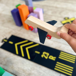Waytoplay Runway | Airport-Set mit Flugzeug